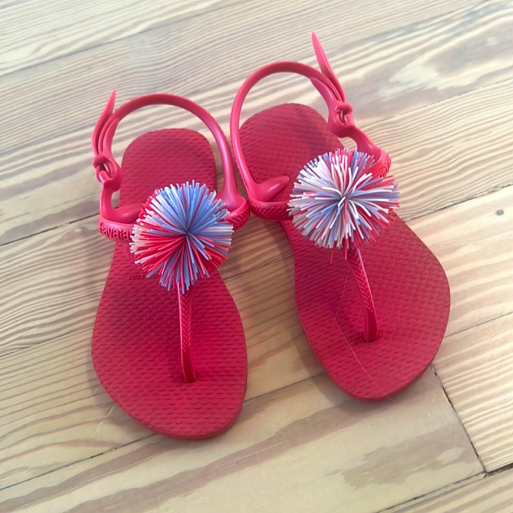 Havaianas girls flip flops 25-26